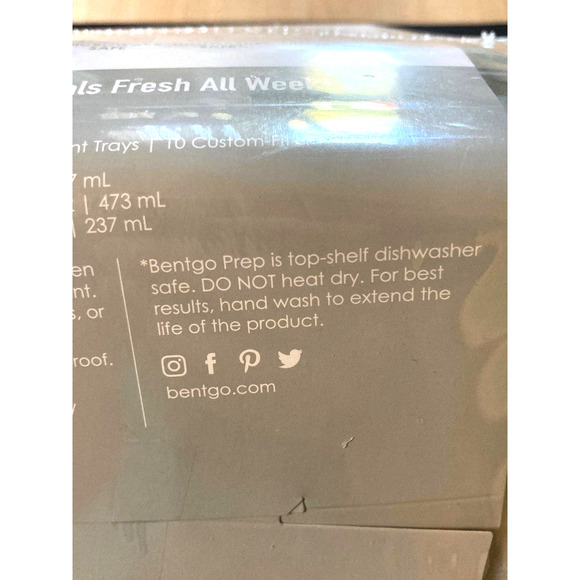 Bentgpo prep containers includes 10 sets bentgo boxes - Picture 5 of 5